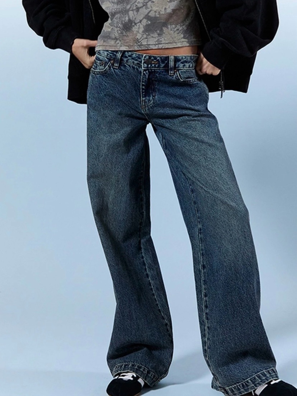 PacSun Casey Low Rise Baggy Wide Leg Jeans Size 25